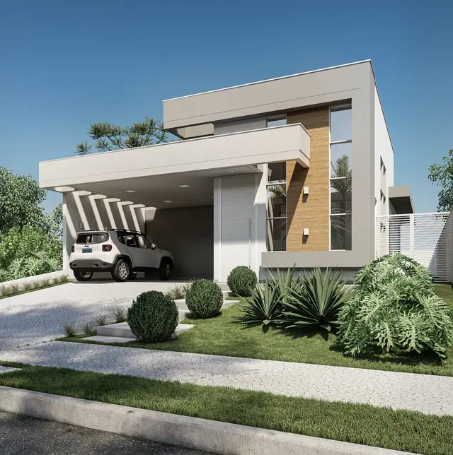 Projeto 3D de casa no Swiss Park Luzern